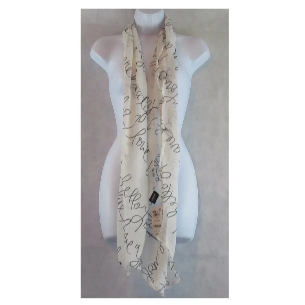Style & Co. Women's Hello Lovely Wrap, White, One Size
